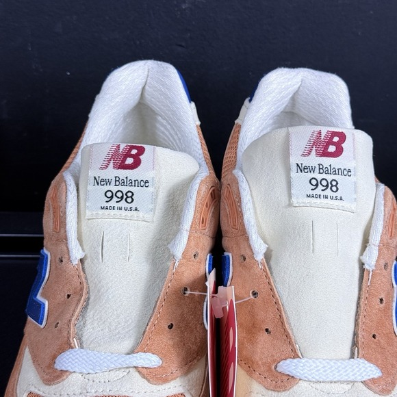 New Balance 998 Men\'s Size 7.5 Teddy Santis Made in USA Orange Royal‎ Blue main image 12